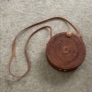 Urban Outfitters Brown Woven Crossbody Bag